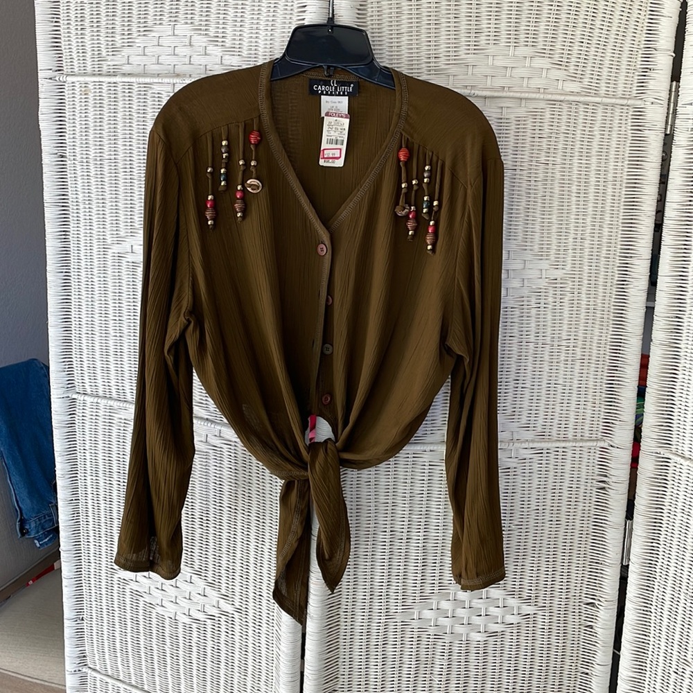 Embellished shirt size 12